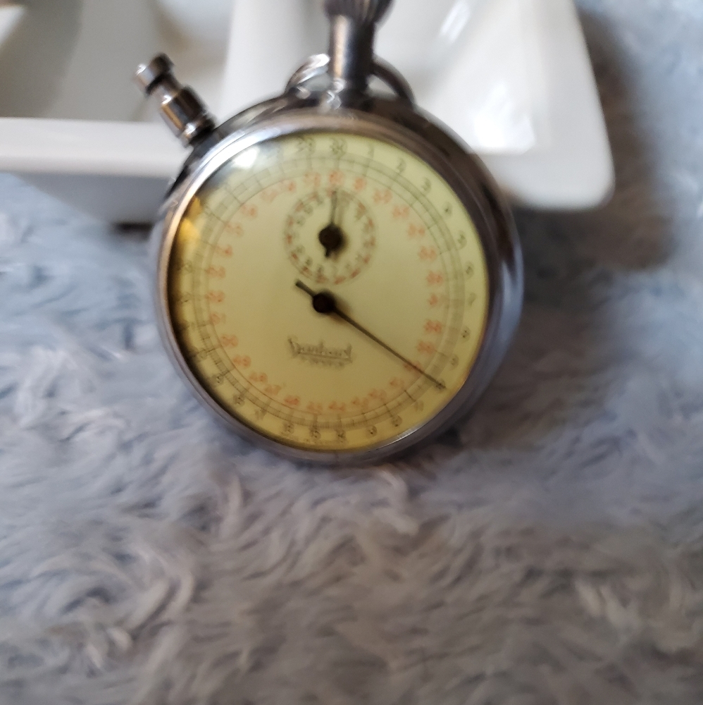 Hanhart German 7 Jewels WW2 Stopwatch - Picture 5 of 6